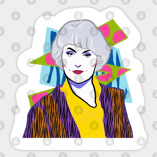 Dorothy Zbornak Sticker by UnleashedCreationz